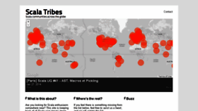 What Scala-tribes.org website looked like in 2016 (8 years ago)