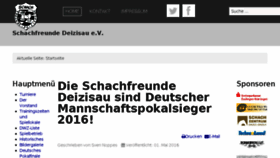 What Schachfreundedeizisau.de website looked like in 2016 (8 years ago)