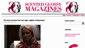 What Scentedglossymagazines.com website looked like in 2016 (7 years ago)