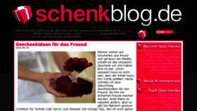 What Schenkblog.de website looked like in 2016 (8 years ago)
