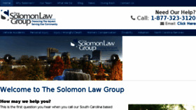 What Solomonlawsc.com website looked like in 2016 (8 years ago)