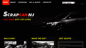 What Scrapcarnj.com website looked like in 2016 (7 years ago)