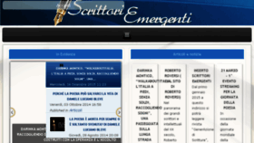 What Scrittoriemergenti.it website looked like in 2016 (7 years ago)