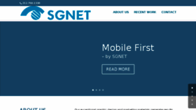 What Sgnet.com website looked like in 2016 (8 years ago)