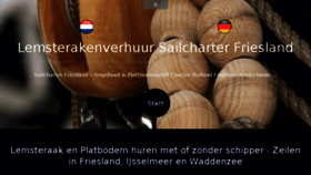What Segelcharterinholland.de website looked like in 2016 (7 years ago)