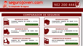 What Segurojoven.com website looked like in 2016 (7 years ago)