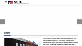 What Seha.cz website looked like in 2016 (7 years ago)