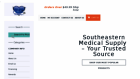 What Semedicalsupply.com website looked like in 2016 (7 years ago)