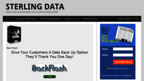 What Sterlingdata.com website looked like in 2016 (7 years ago)