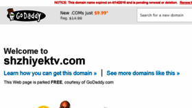 What Shzhiyektv.com website looked like in 2016 (7 years ago)