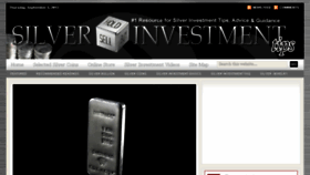 What Silverinvestmenttips.com website looked like in 2016 (7 years ago)