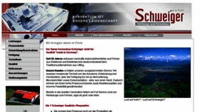 What Schweiger-formenbau.de website looked like in 2016 (8 years ago)