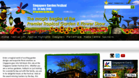 What Singaporegardenfestival.com website looked like in 2016 (7 years ago)