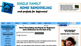 What Single-family-home-remodeling.com website looked like in 2016 (7 years ago)