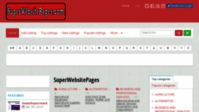 What Superwebsitepages.com website looked like in 2016 (8 years ago)