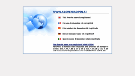 What Sloveniaopen.si website looked like in 2016 (9 years ago)