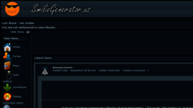 What Smiliegenerator.us website looked like in 2016 (9 years ago)