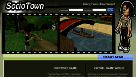 What Sociotown.com website looked like in 2016 (7 years ago)