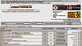 What Stpauli-forum.de website looked like in 2016 (7 years ago)