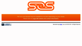 What Sos.com website looked like in 2016 (7 years ago)