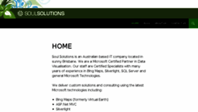 What Soulsolutions.com.au website looked like in 2016 (8 years ago)