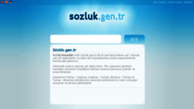 What Sozluk.gen.tr website looked like in 2016 (8 years ago)