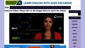 What Sozoexchange.com website looked like in 2016 (7 years ago)
