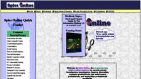 What Spiesonline.net website looked like in 2016 (7 years ago)
