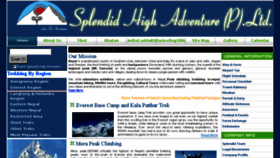 What Splendidhighadventure.com website looked like in 2016 (7 years ago)