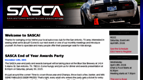 What Sasca.org website looked like in 2016 (8 years ago)