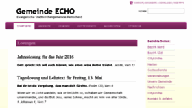 What Stadtkirchengemeinde.de website looked like in 2016 (8 years ago)