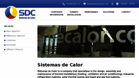 What Sistemasdecalor.com website looked like in 2016 (7 years ago)