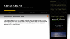 What Stefanstrand.se website looked like in 2016 (7 years ago)