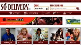 What Sodeliveryabc.com.br website looked like in 2016 (7 years ago)