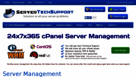 What Servertechsupport.com website looked like in 2016 (8 years ago)
