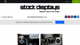 What Stockdisplays.co.uk website looked like in 2016 (8 years ago)