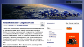 What Strata-sphere.com website looked like in 2016 (7 years ago)