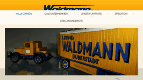 What Spedition-waldmann-duderstadt.de website looked like in 2016 (7 years ago)