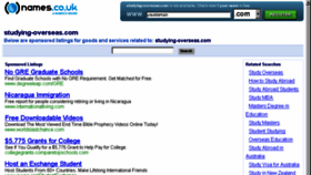 What Studying-overseas.com website looked like in 2016 (10 years ago)
