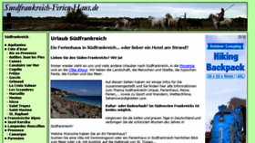 What Suedfrankreich-ferien-haus.de website looked like in 2016 (7 years ago)