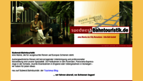 What Suedwest-bahntouristik.de website looked like in 2016 (7 years ago)