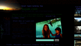 What Supak.com website looked like in 2016 (8 years ago)