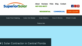 What Superiorsolar.com website looked like in 2016 (7 years ago)