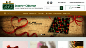 What Superiorgiftwrap.com website looked like in 2016 (7 years ago)