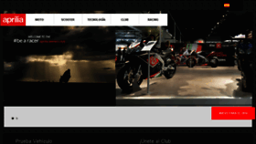 What Spain.aprilia.com website looked like in 2016 (8 years ago)