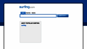 What Surfing.com website looked like in 2016 (9 years ago)