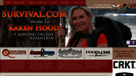 What Survival.com website looked like in 2016 (8 years ago)