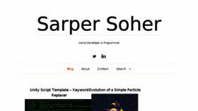 What Sarpersoher.com website looked like in 2016 (7 years ago)