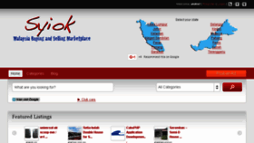 What Syiok.com website looked like in 2016 (7 years ago)