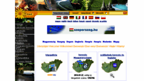 What Szeporszag.hu website looked like in 2016 (8 years ago)